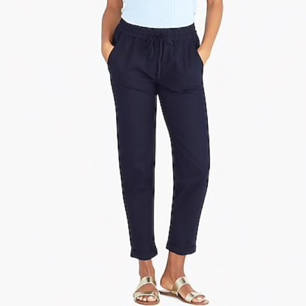 NWOT J. Crew cotton drawstring pants